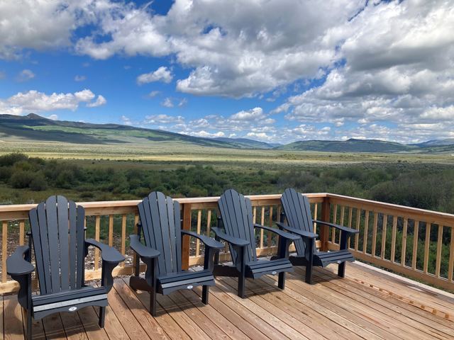 Four chairs, the whole valley