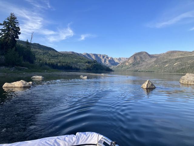 Out on the lake