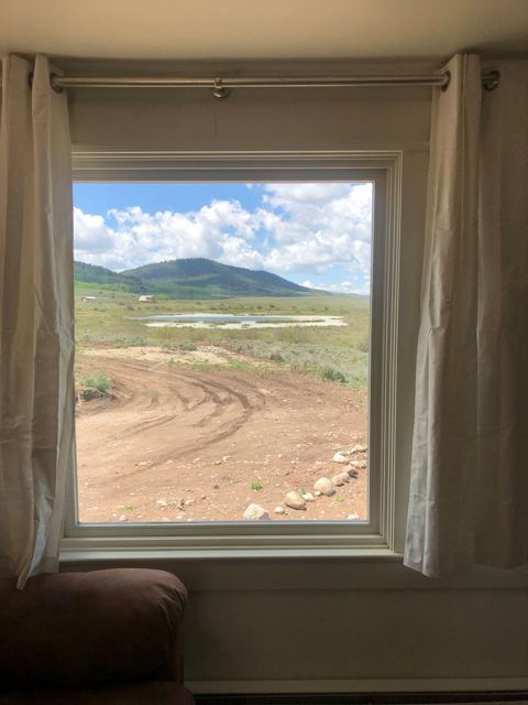 From the bedroom window